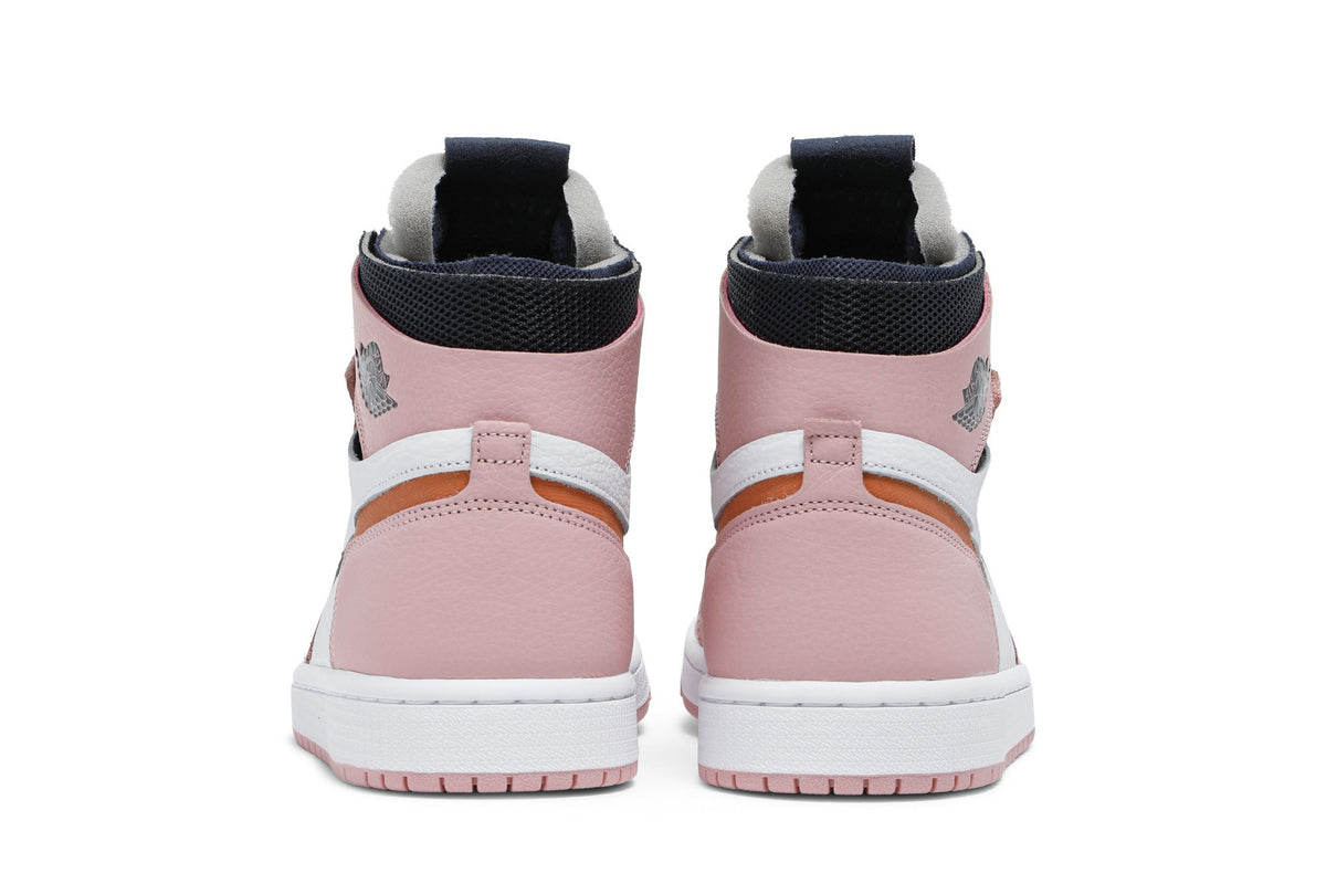 Retro 1 High Zoom Sneakers — Pink Glaze — CT0979-601