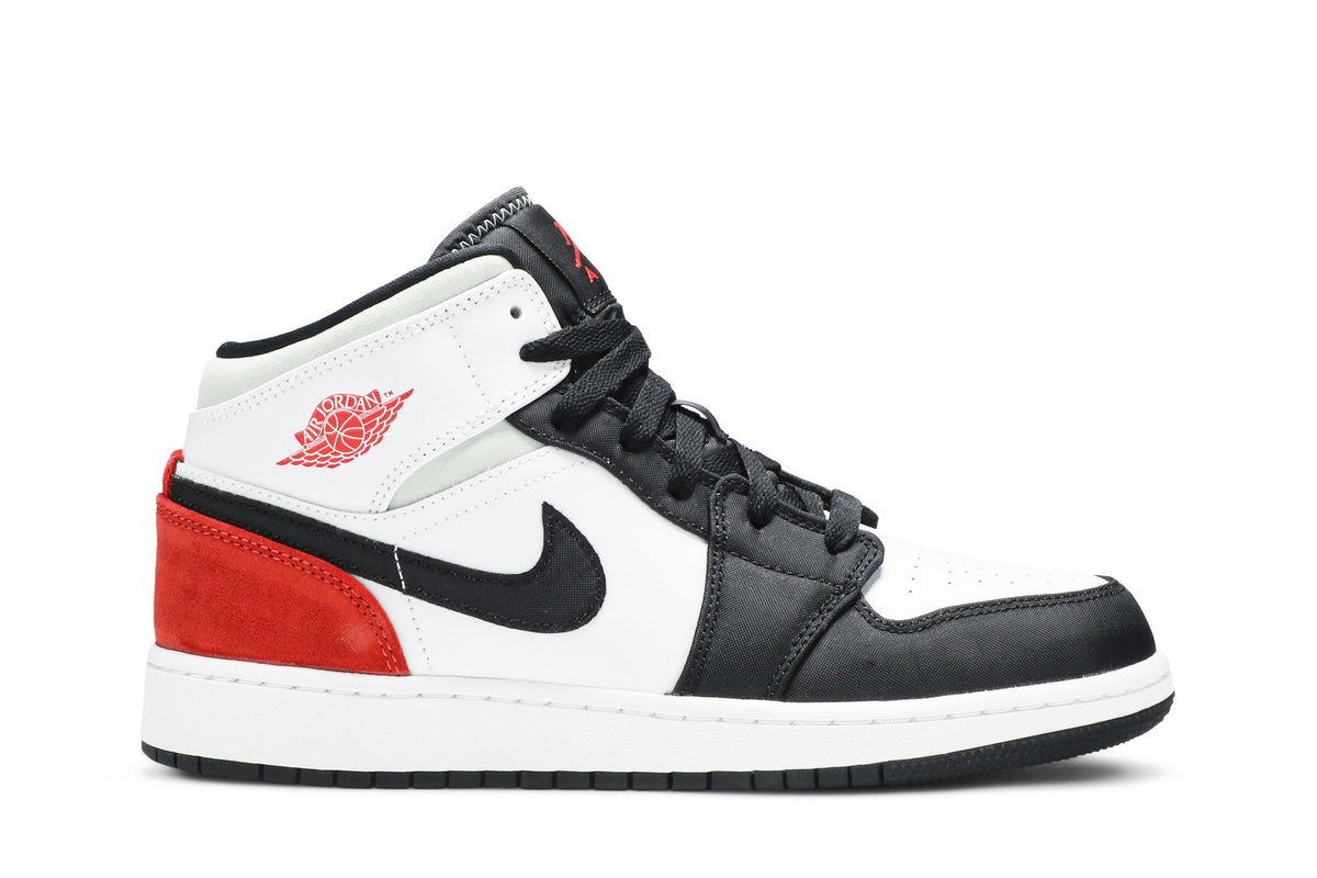Retro 1 Mid GS Sneakers — Red Mint — BQ6931-100