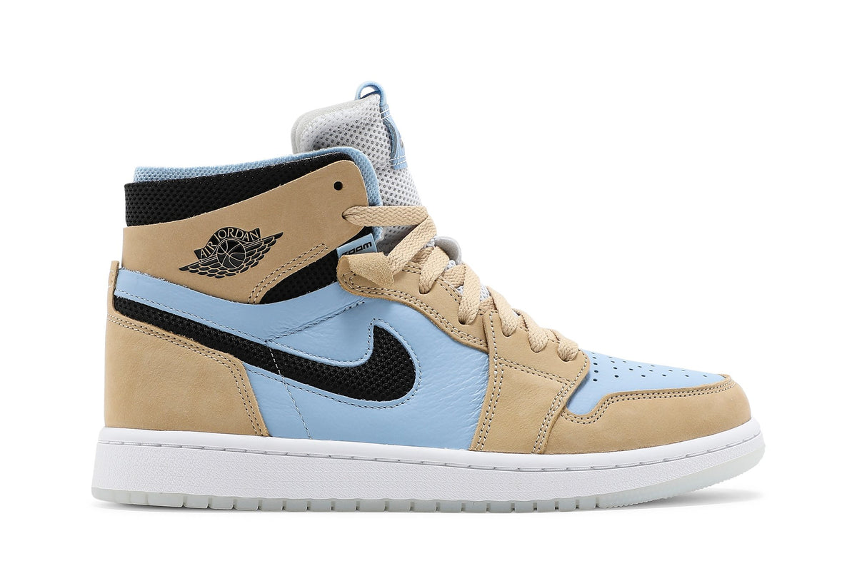Retro 1 High Zoom Comfort Sneakers — Psychic Blue Sesame — CT0979-400