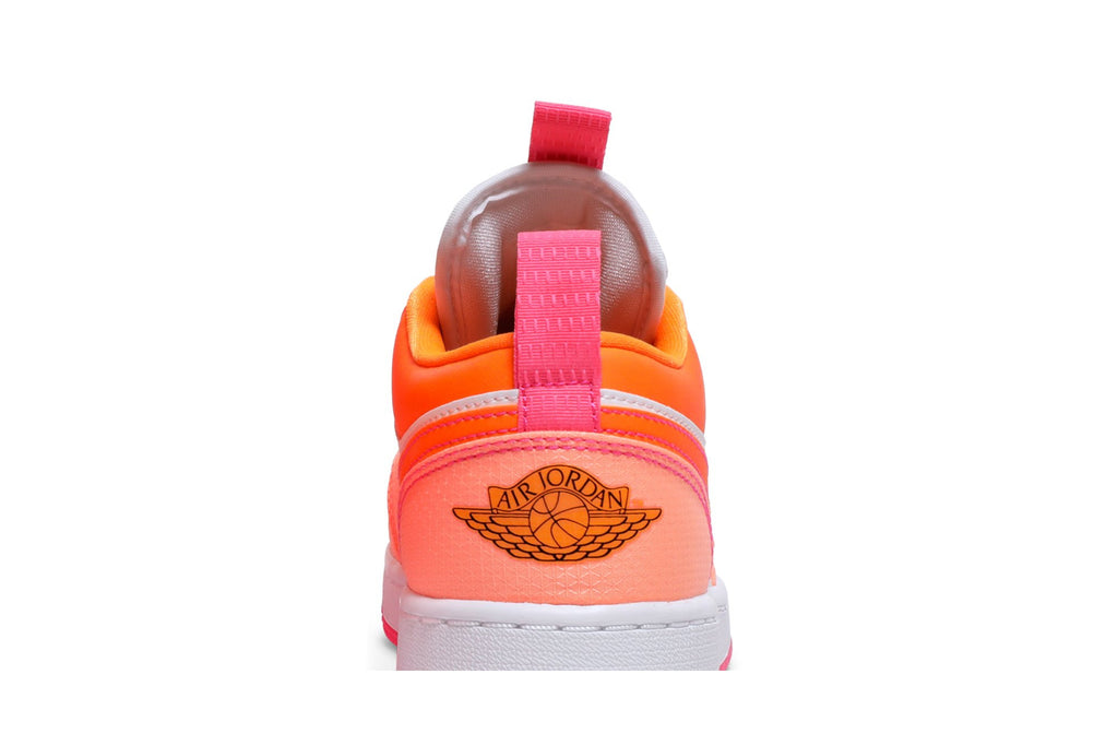 Retro 1 Low Utility GS Sneakers — Crimson Pulse — DJ0530-801