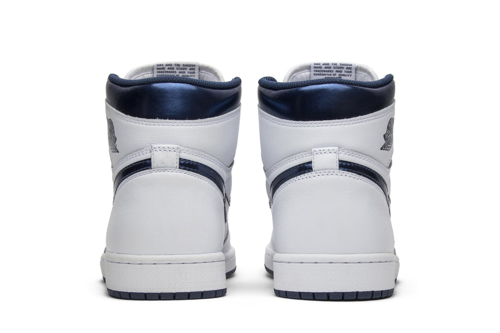 Retro 1 High OG Sneakers — Metallic Navy — 555088-106