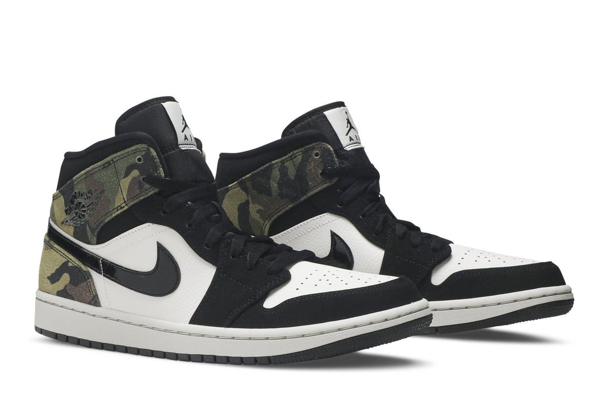 Retro 1 Mid Sneakers — Camo — CW5490-001