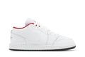 Retro 1 Low GS Sneakers — White Gym Red — 553560-164
