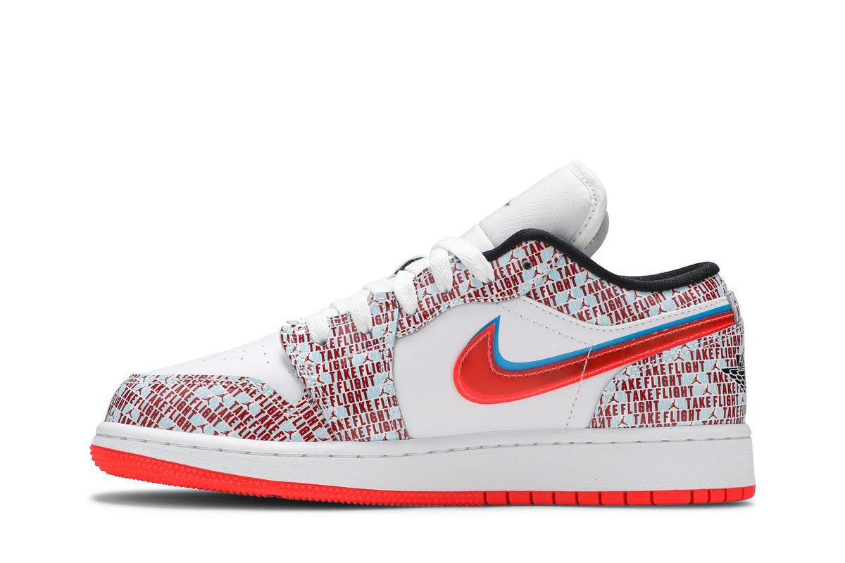 Retro 1 Low SE GS Sneakers — Take Flight — DD1527-114