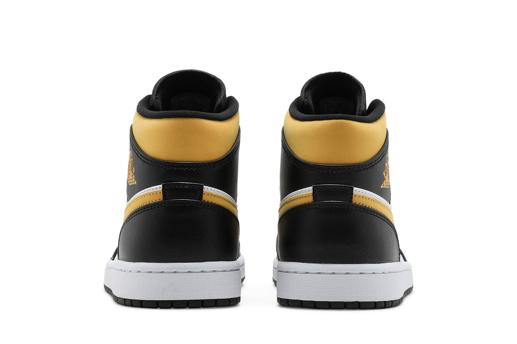 Retro 1 Mid Sneakers — Black University Gold — 554724-177