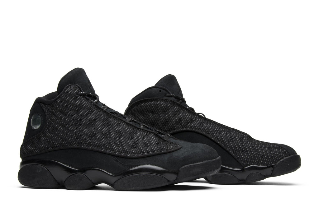 Retro 13 Sneakers — Black Cat — 414571-011