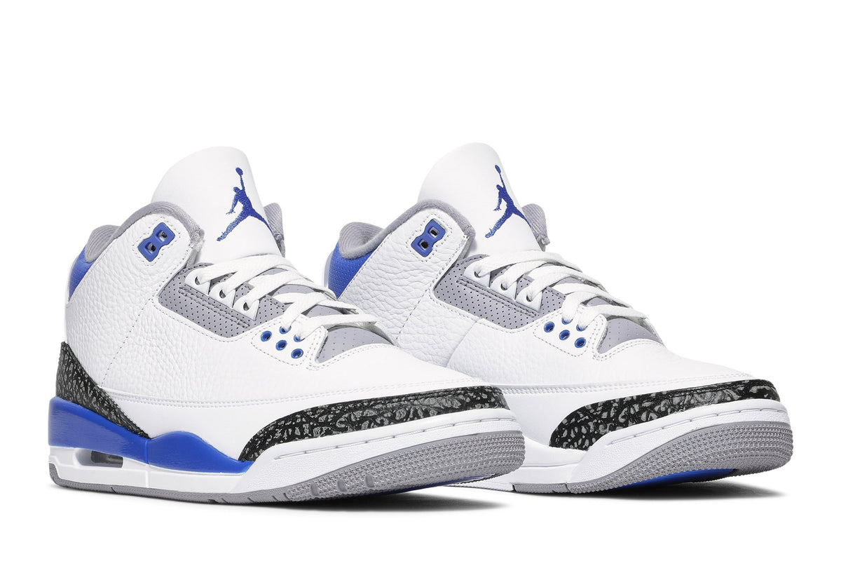Retro 3 Sneakers — Racer Blue — CT8532-145