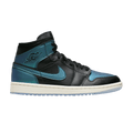 Retro 1 Mid Sneakers — Metallic Turquoise — BQ6472-009