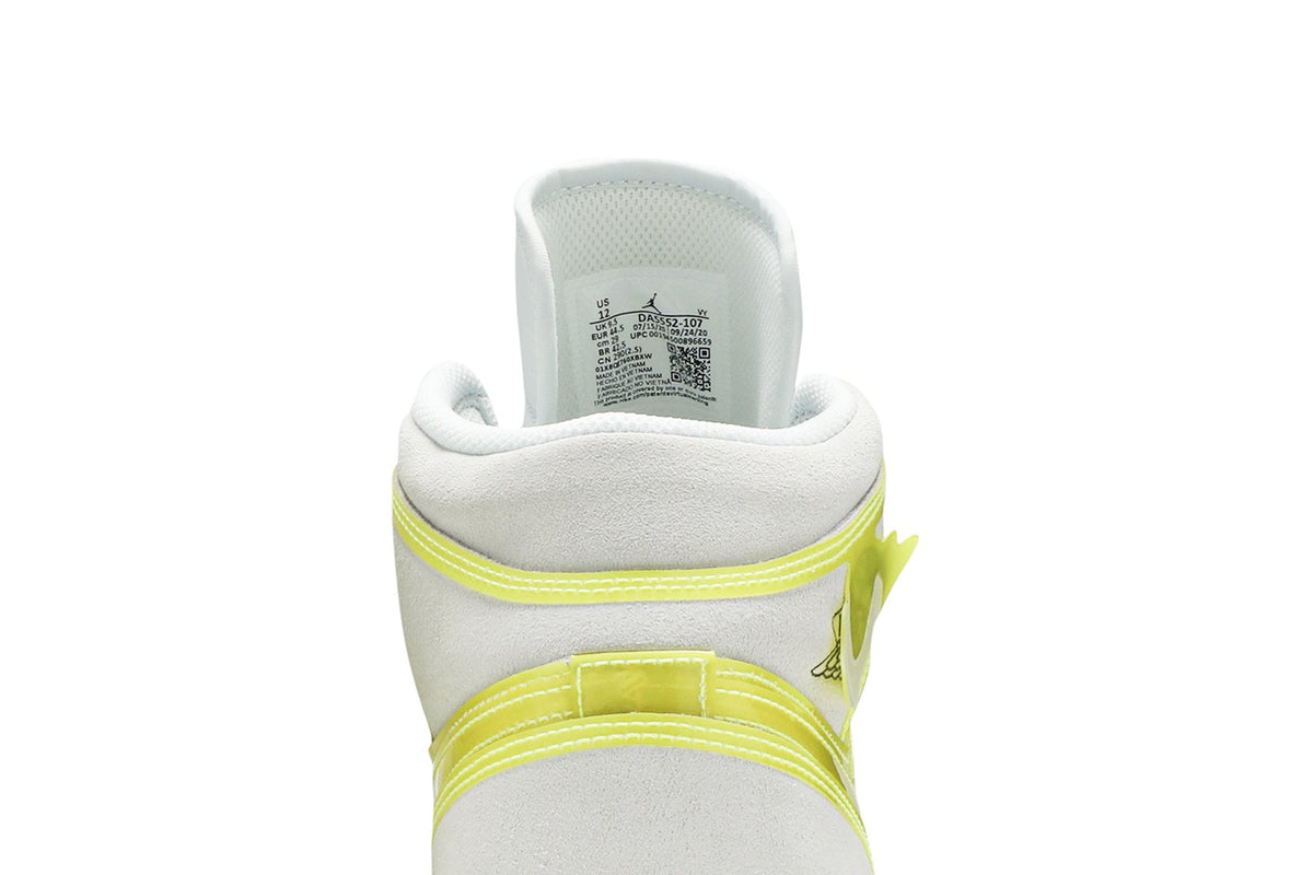 Retro 1 Mid LX Sneakers — Off White Opti Yellow — DA5552-107