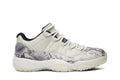 Retro 11 Low Sneakers — Light Bone Snakeskin — CD6846-002