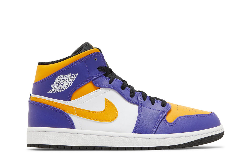 Retro 1 Mid Sneakers — Lakers — DQ8426-517