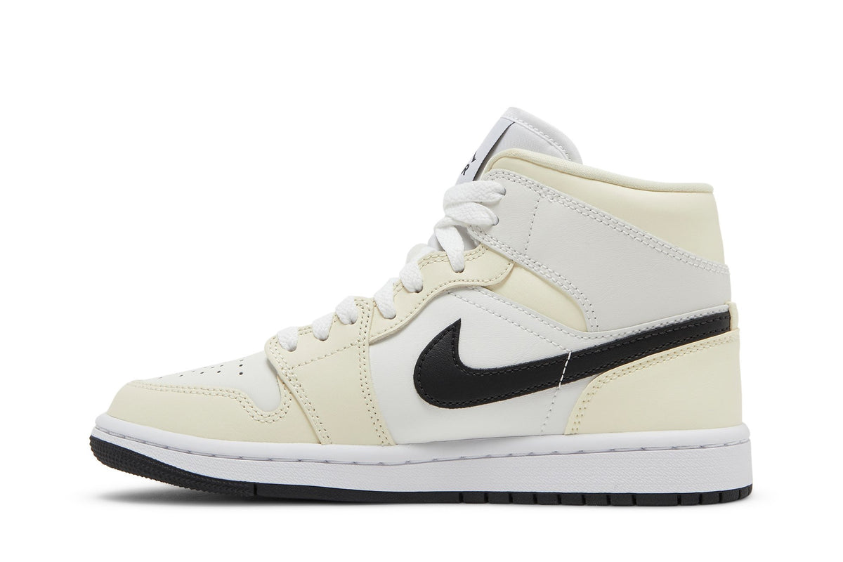 Retro 1 Mid Sneakers — Coconut Milk — BQ6472-121