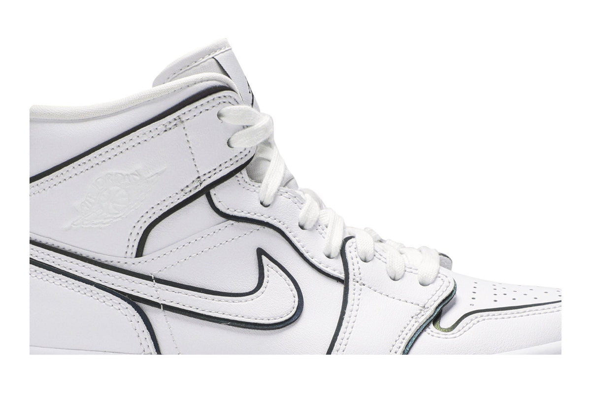 Retro 1 Mid SE Sneakers — Iridescent Trim — CK6587-100