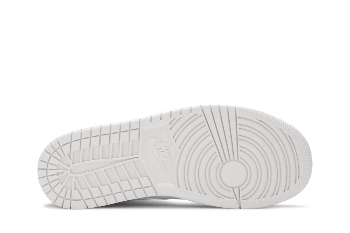 Retro 1 Mid Sneakers — Swoosh Logo – Grey Camo — DC9035-100