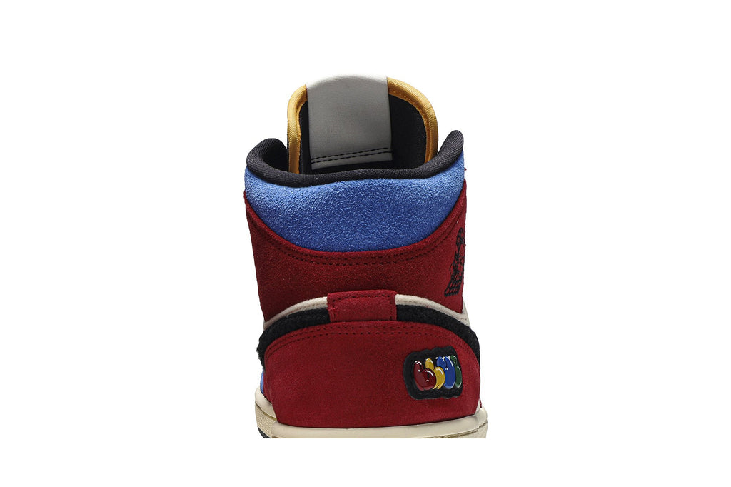 Blue The Great Collaboration — Retro 1 Mid Sneakers — Fearless — CU2805-100