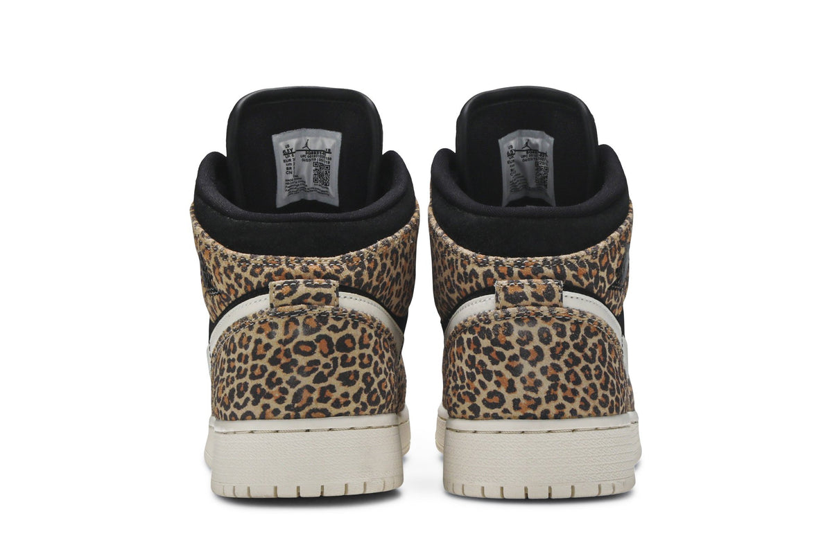 Retro 1 Mid SE GS Sneakers — Leopard — BQ6931-021