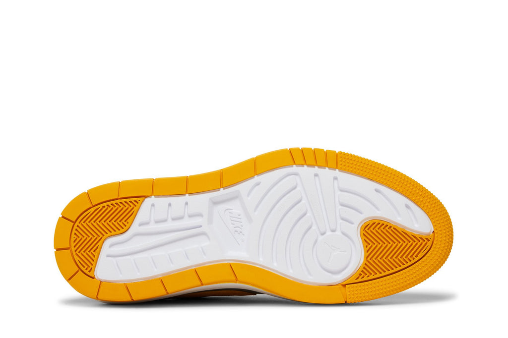 Retro 1 Elevate Low Sneakers — Cement Grey Varsity Maize — DH7004-017