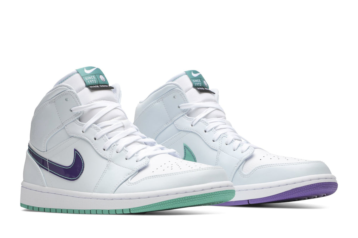 Luka Doncic Collaboration — Retro 1 Mid SE Sneakers — Pregame Pack – Mindfulness — CW5853-100