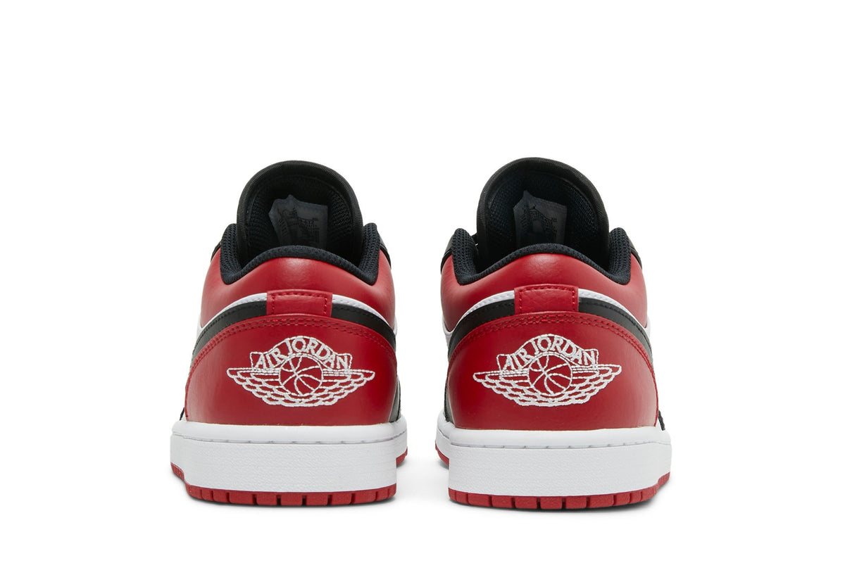 Retro 1 Low Sneakers — Bred Toe — 553558-612