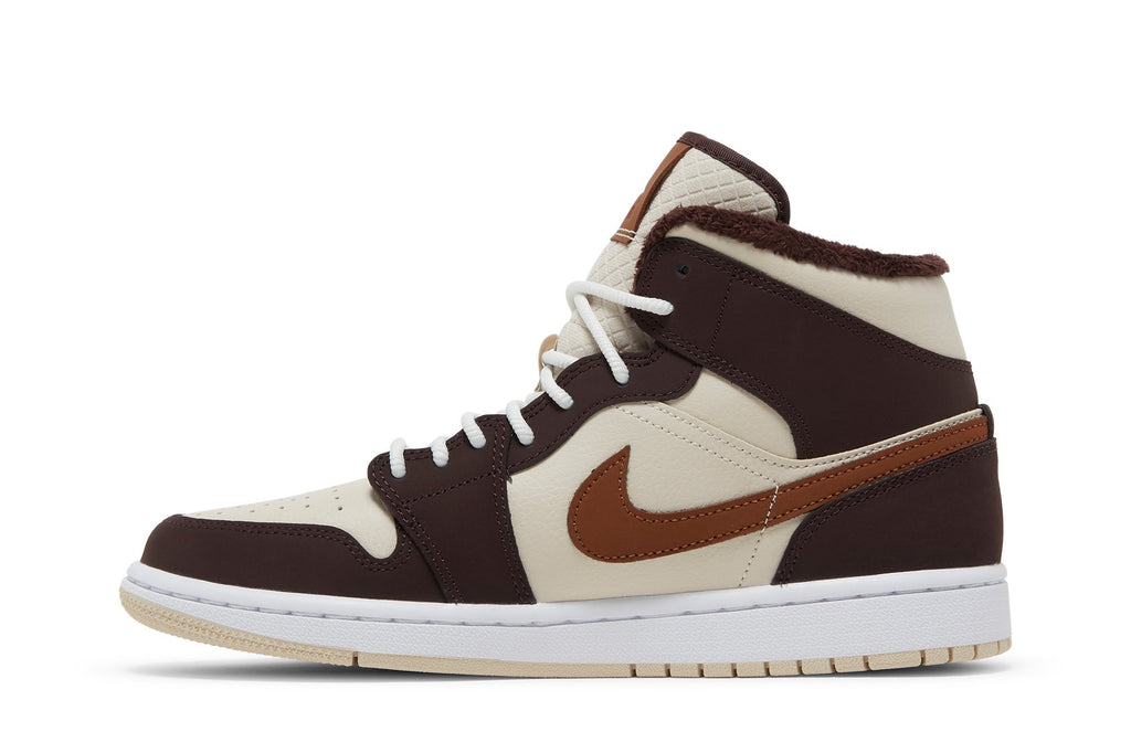 Retro 1 Mid SE Sneakers — Cream Dark Chocolate — DO6699-200
