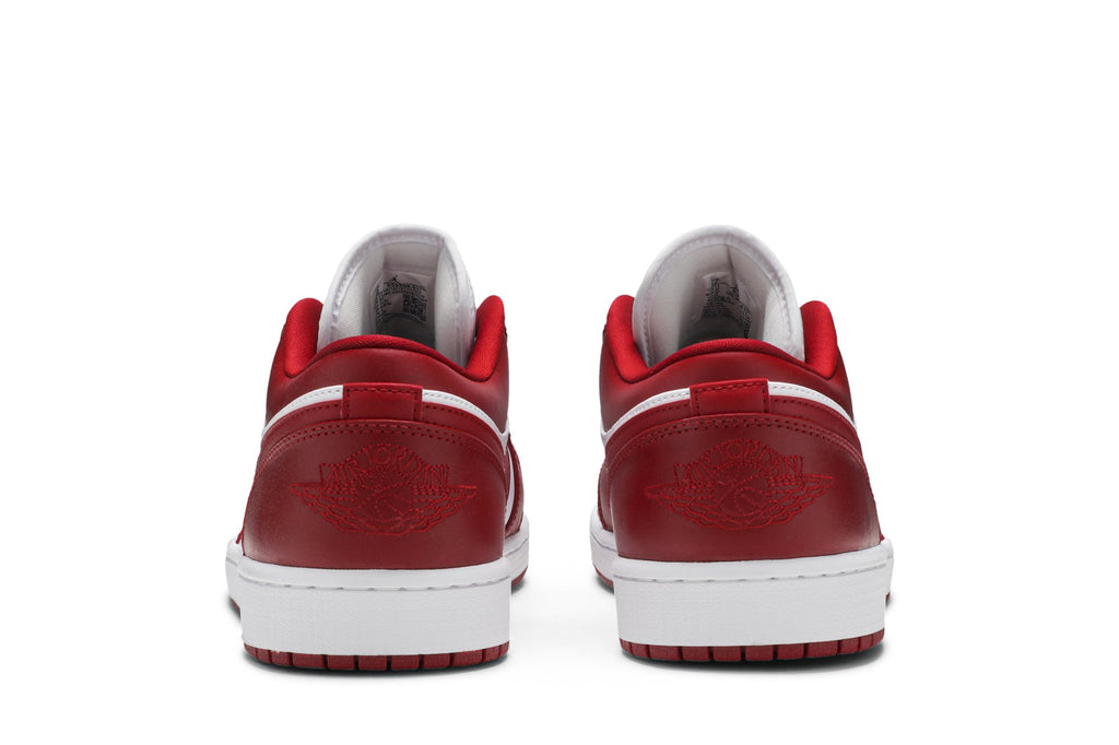 Retro 1 Low Sneakers — Gym Red — 553558-611