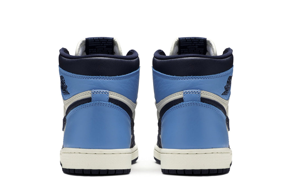 Retro 1 High OG Sneakers — Obsidian — 555088-140