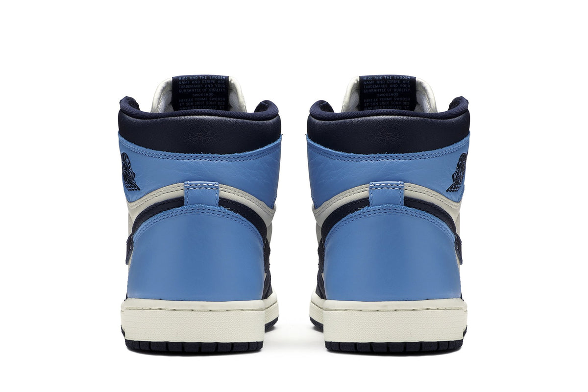 Retro 1 High OG Sneakers — Obsidian — 555088-140