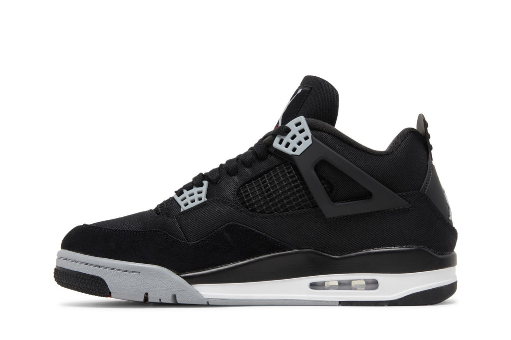 Retro 4 SE Sneakers — Black Canvas — DH7138-006