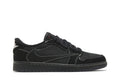 Travis Scott Collaboration — Retro 1 Low OG SP Sneakers — Black Phantom — DM7866-001