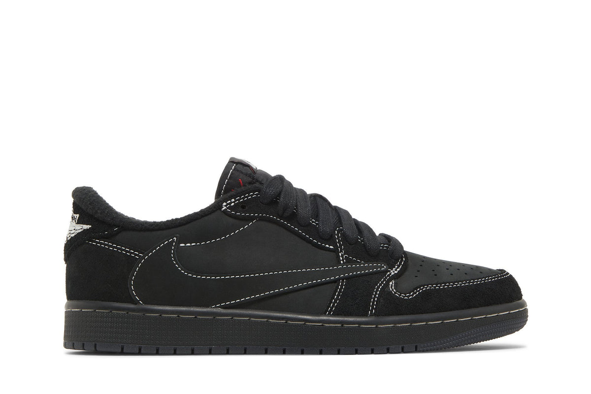 Travis Scott Collaboration — Retro 1 Low OG SP Sneakers — Black Phantom — DM7866-001