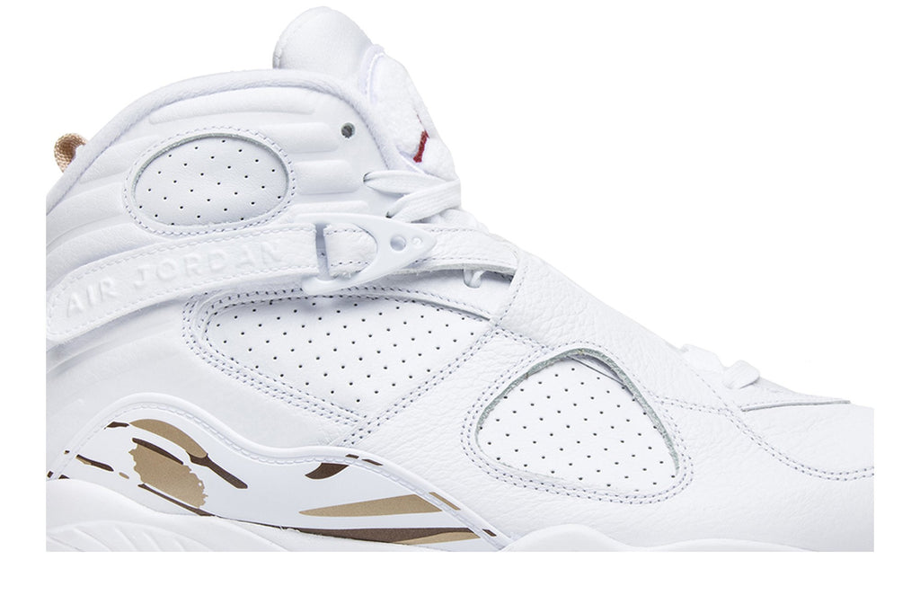 OVO Collaboration — Retro 8 Sneakers — White — AA1239-135