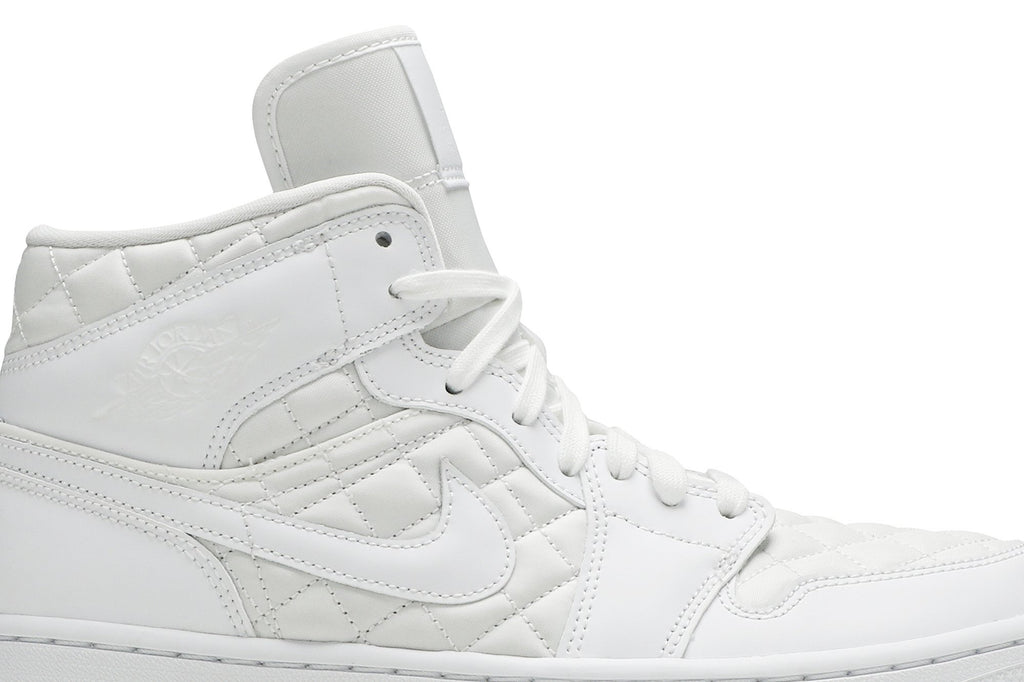 Retro 1 Mid SE Sneakers — White Quilted — DB6078-100