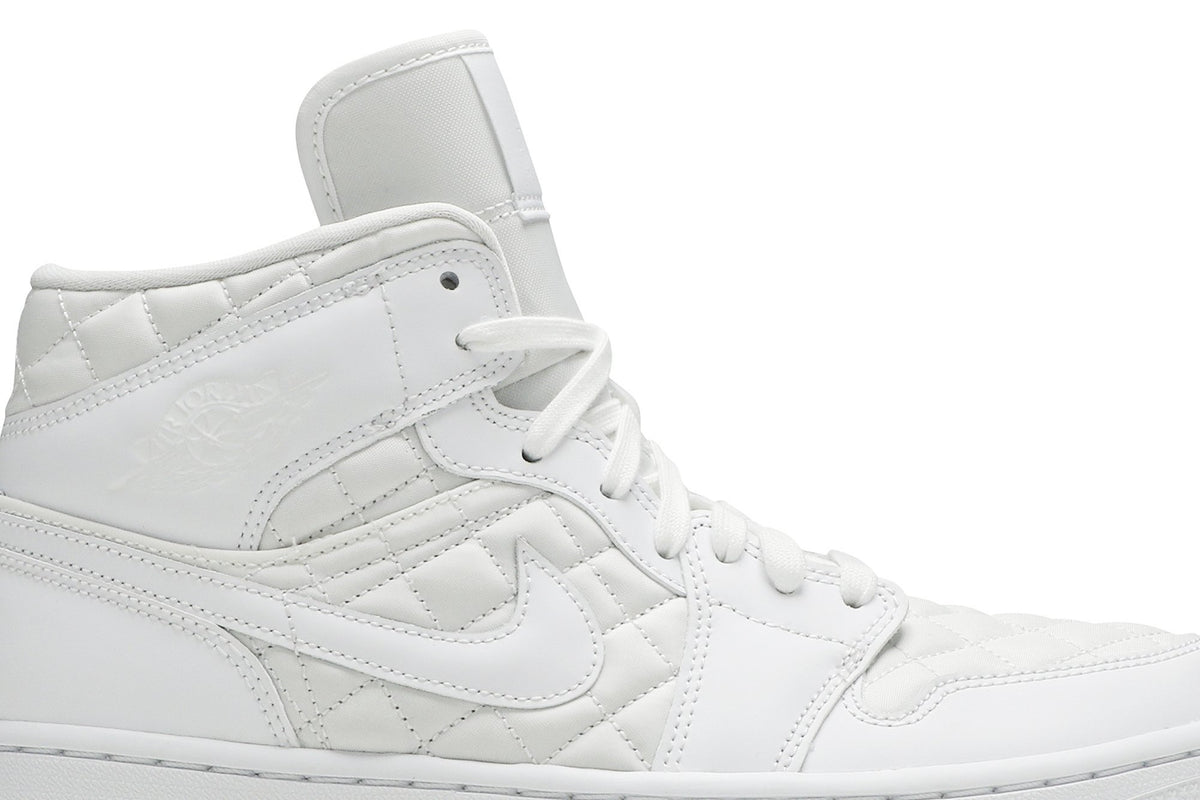 Retro 1 Mid SE Sneakers — White Quilted — DB6078-100