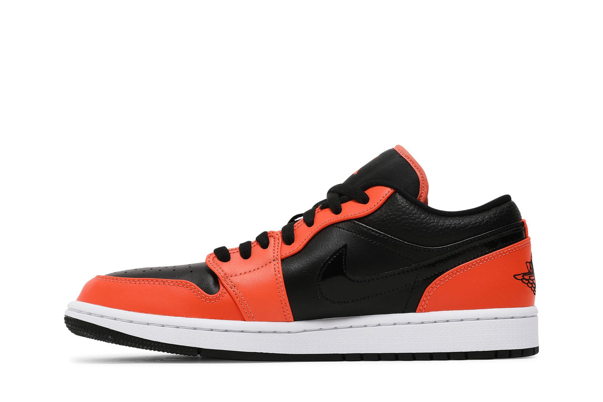 Retro 1 Low SE Sneakers — Black Turf Orange — CK3022-008