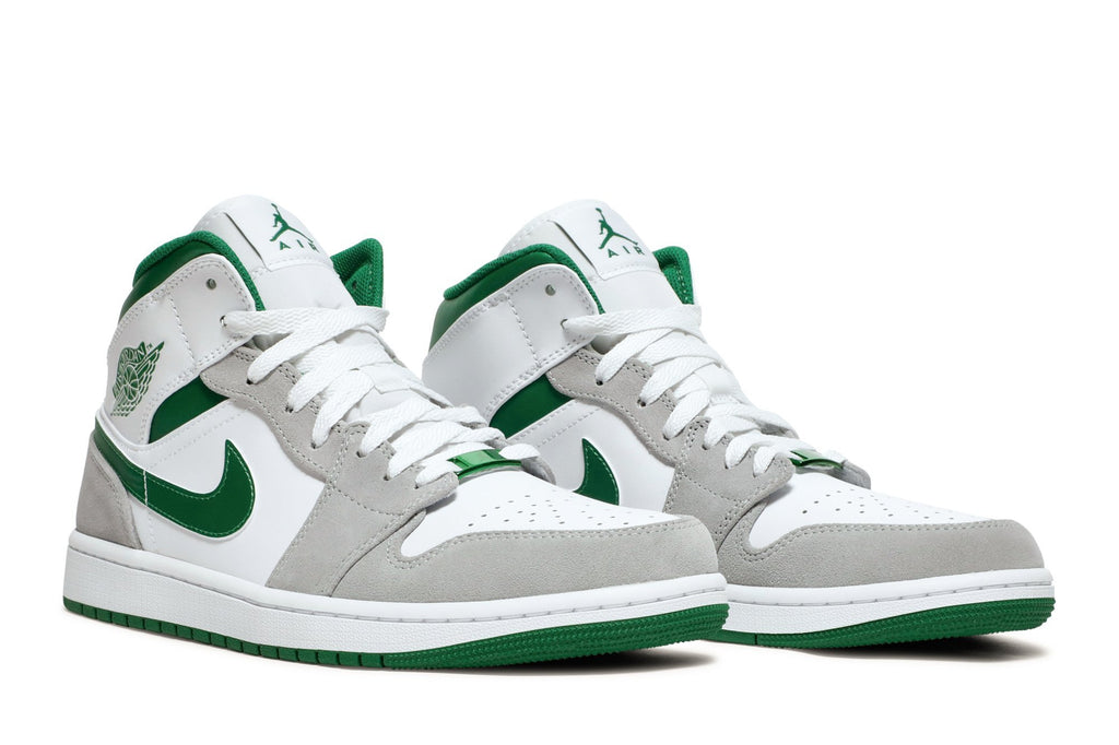 Retro 1 Mid SE Sneakers — Grey Pine Green — DC7294-103