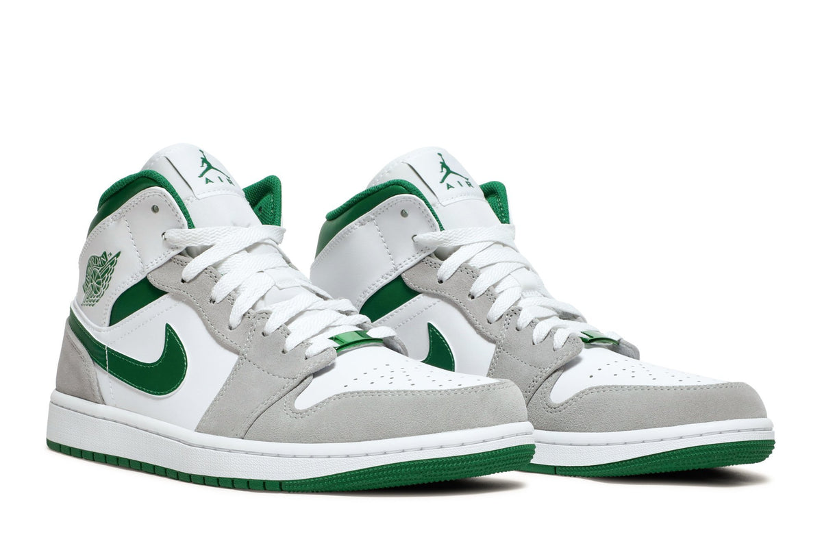 Retro 1 Mid SE Sneakers — Grey Pine Green — DC7294-103