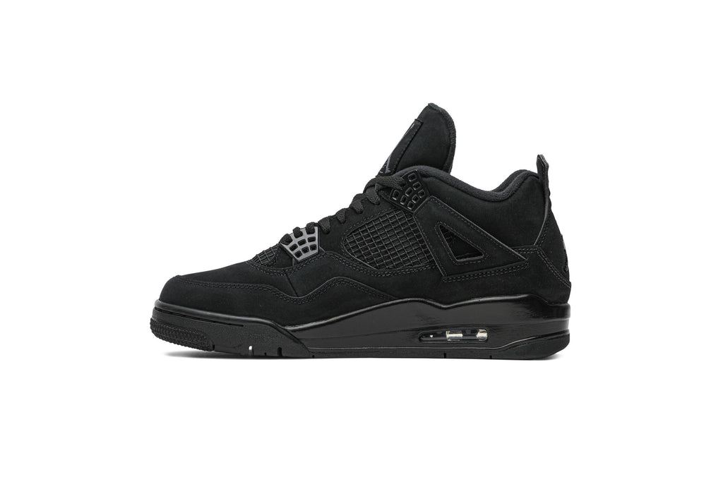 Retro 4 Sneakers — Black Cat — CU1110-010