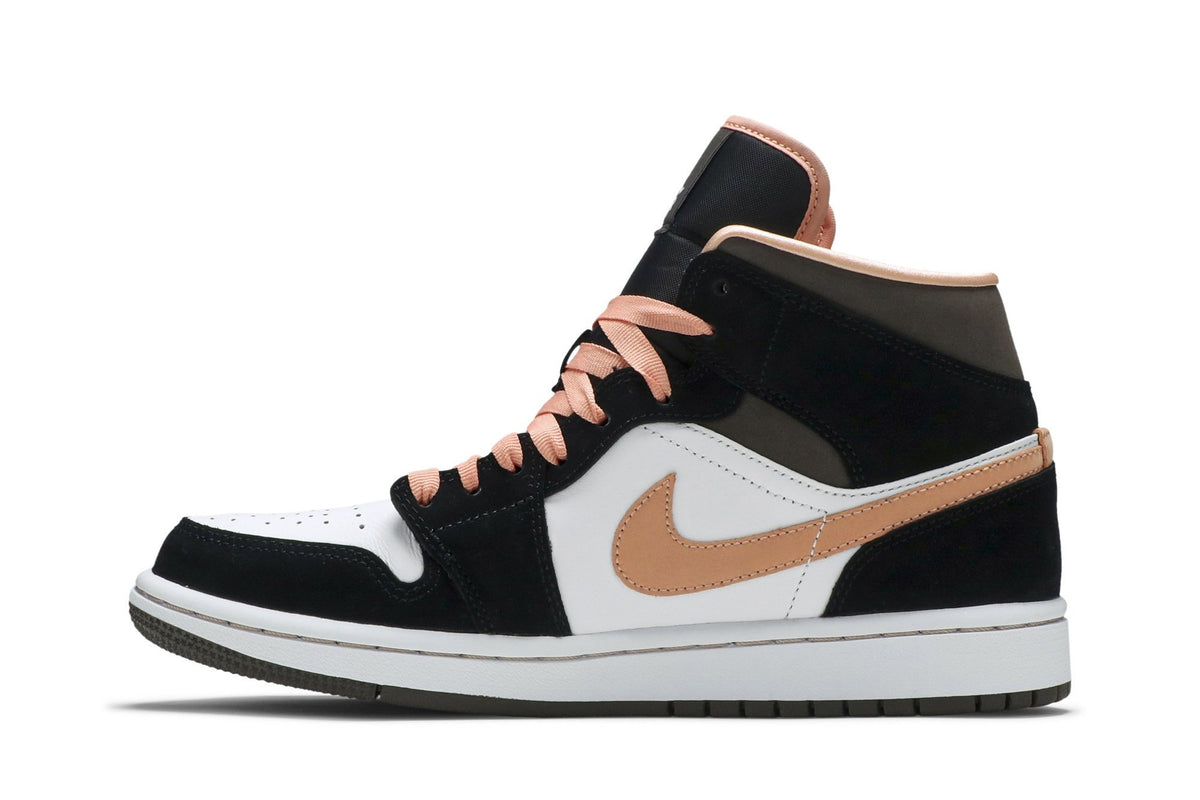 Retro 1 Mid SE Sneakers — Peach Mocha — DH0210-100
