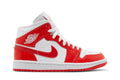 Retro 1 Mid Sneakers — Habanero Red — BQ6472-116