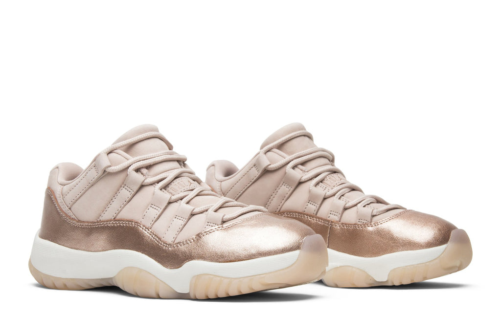 Retro 11 Low Sneakers — Rose Gold — AH7860-105
