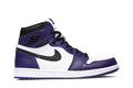 Retro 1 High OG Sneakers — Court Purple 2.0 — 555088-500