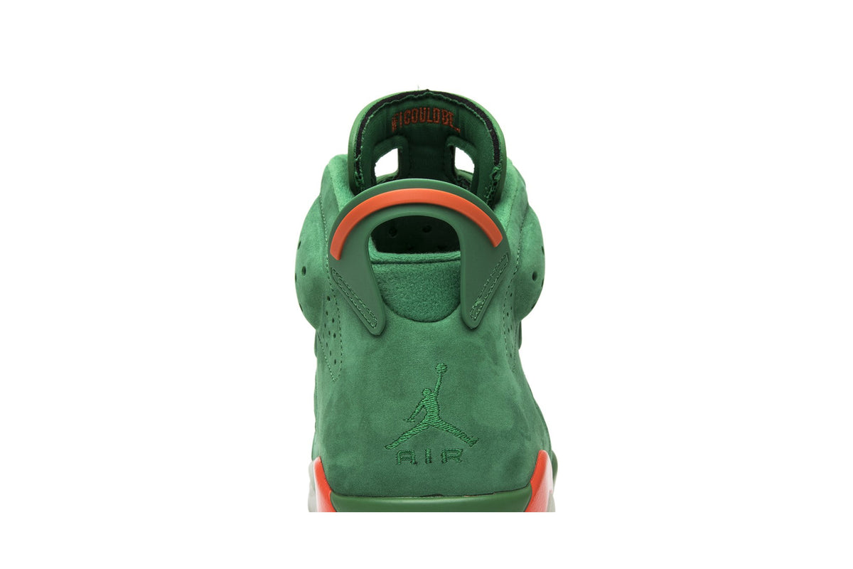Retro 6 NRG Sneakers — Green Suede Gatorade — AJ5986-335