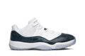 Retro 11 Low Sneakers — Navy Snakeskin — CD6846-102