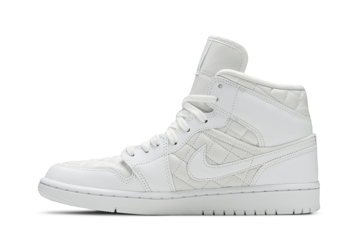 Retro 1 Mid SE Sneakers — White Quilted — DB6078-100