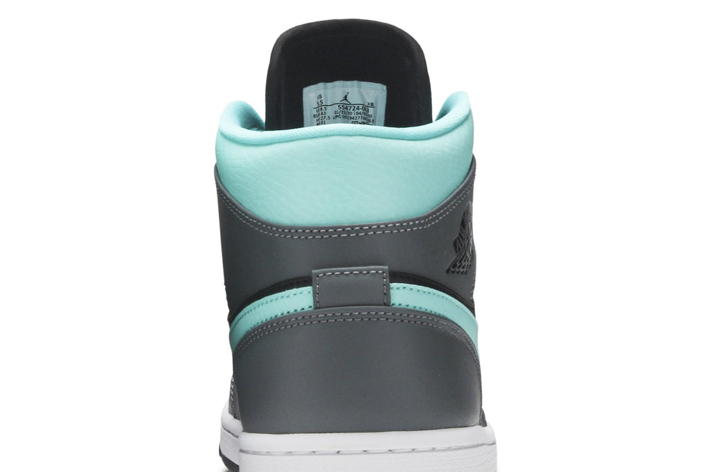 Retro 1 Mid Sneakers — Grey Aqua — 554724-063