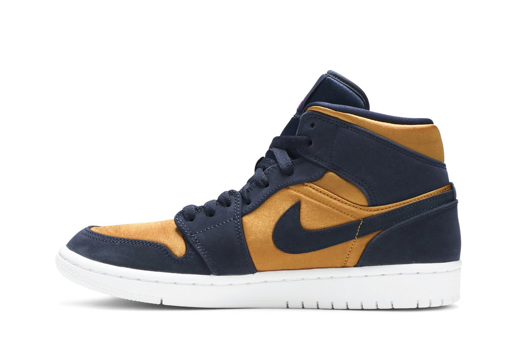 Retro 1 Mid SE Premium Sneakers — Stain Gold — 852542-401