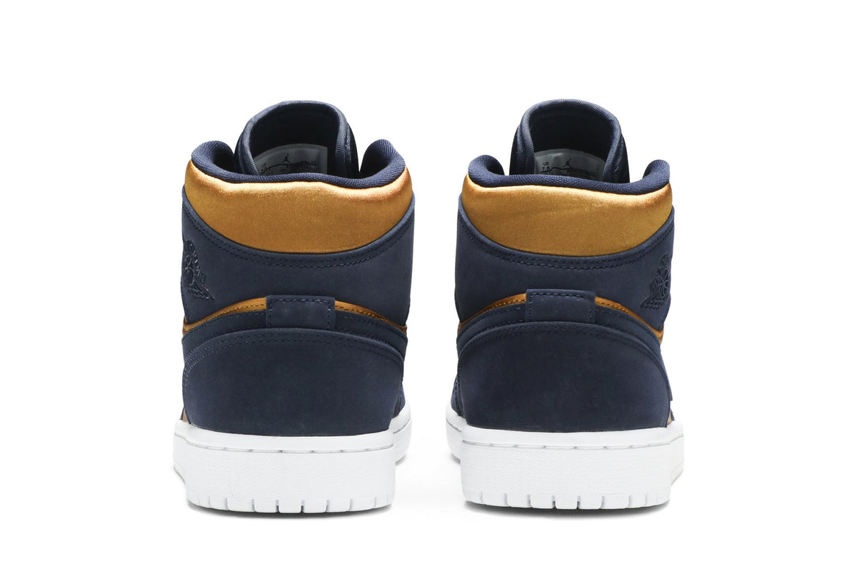 Retro 1 Mid SE Premium Sneakers — Stain Gold — 852542-401