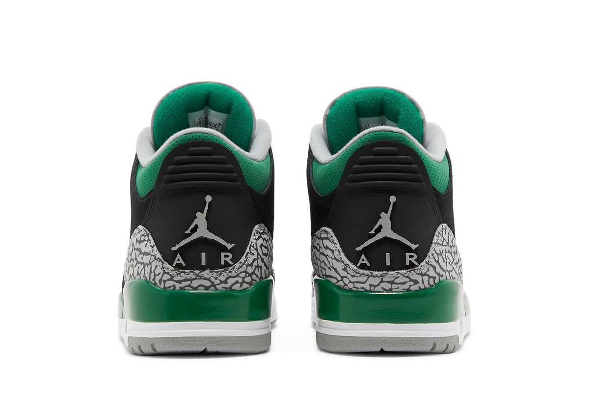 Retro 3 Sneakers — Pine Green — CT8532-030