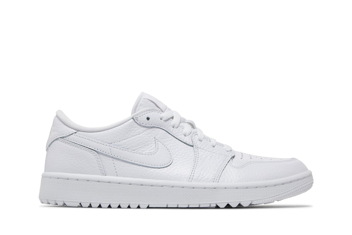 Retro 1 Low Golf Shoes — Triple White — DD9315-101