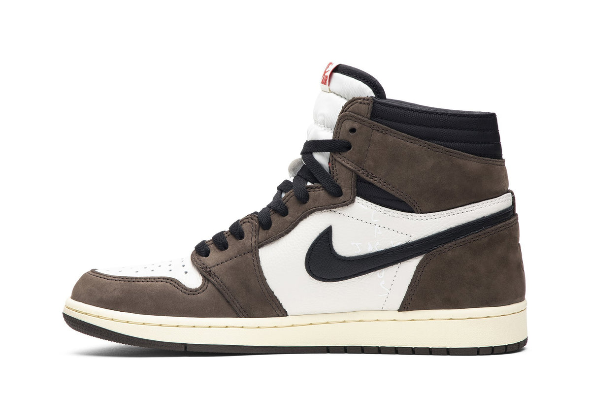 Travis Scott Collaboration — Retro 1 High OG Sneakers — Mocha — CD4487-100